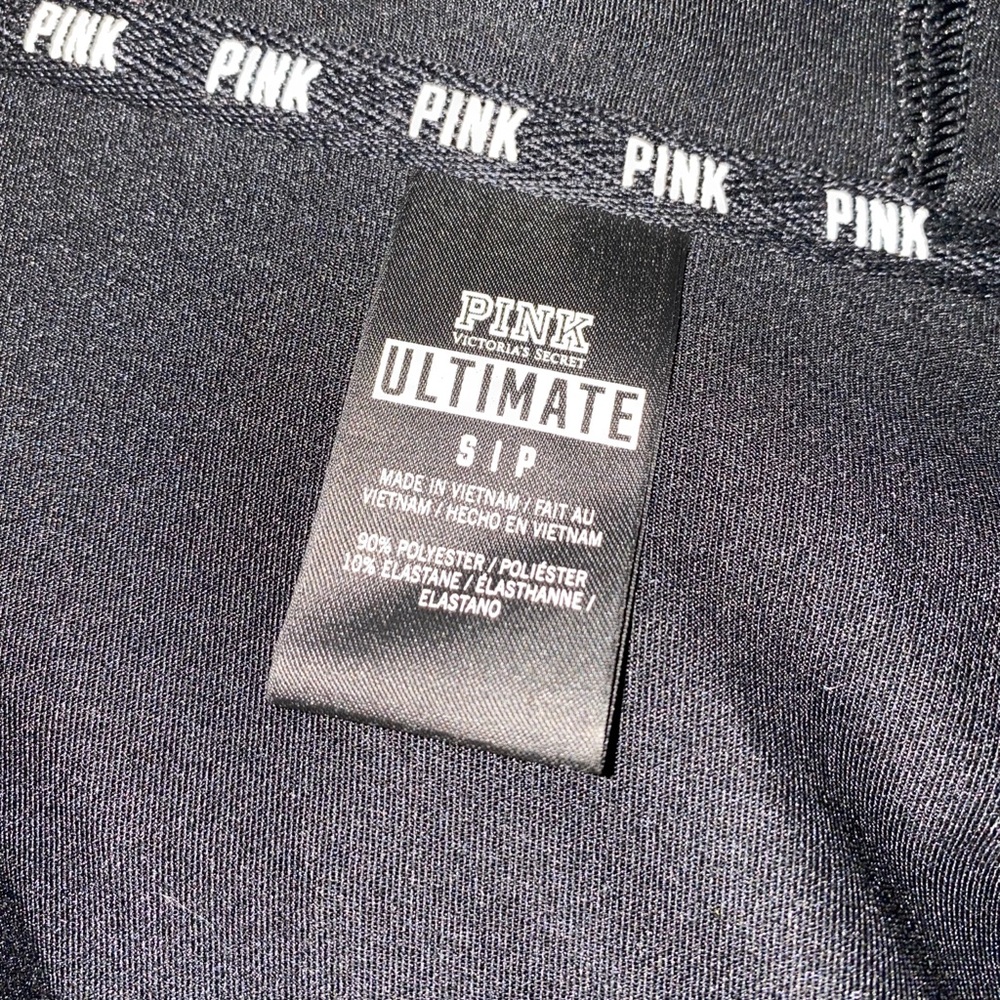 PINK Black Zip-Up - Picture 8 of 8